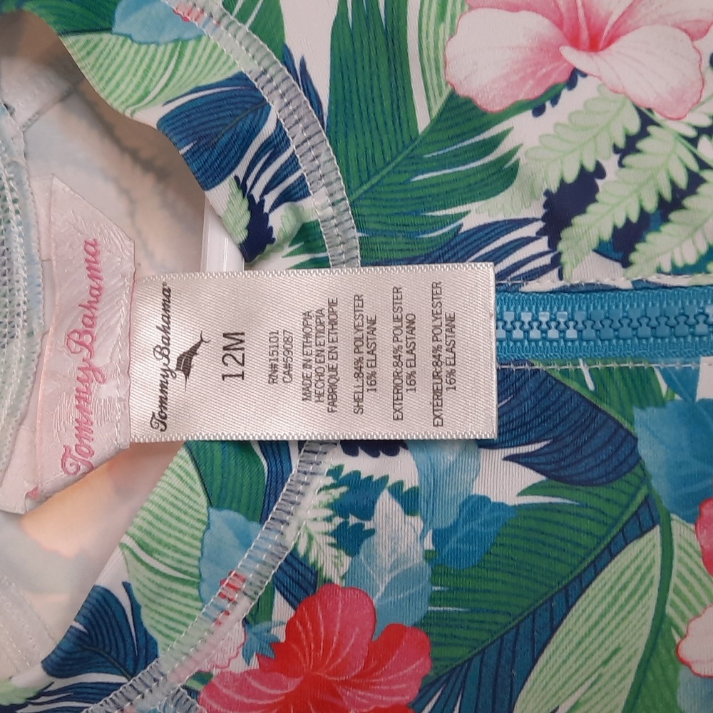 Tommy Bahama baby girl swimsuit 12M - Picture 2 of 5